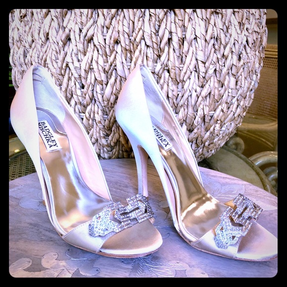 silk wedding shoes